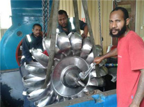 巴布亚新几内亚冲击式机组改造