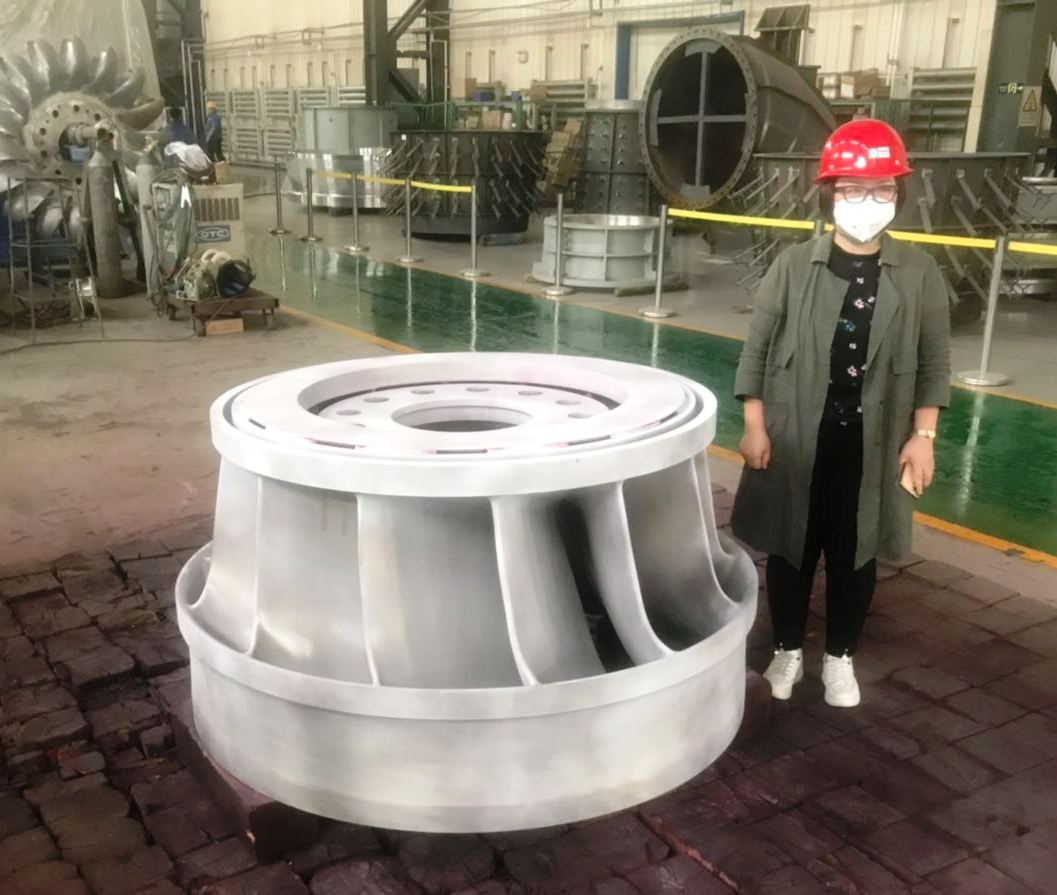 业主代表到格泰水电出席越南南思量电站混流式转轮项目最终检验
